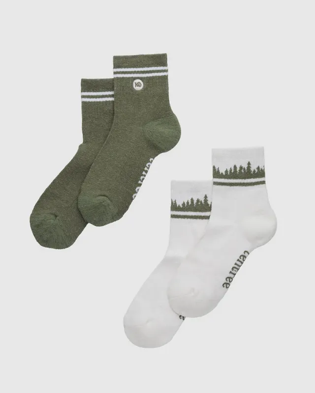 Ten Tree Cortes Socks 2-Pack