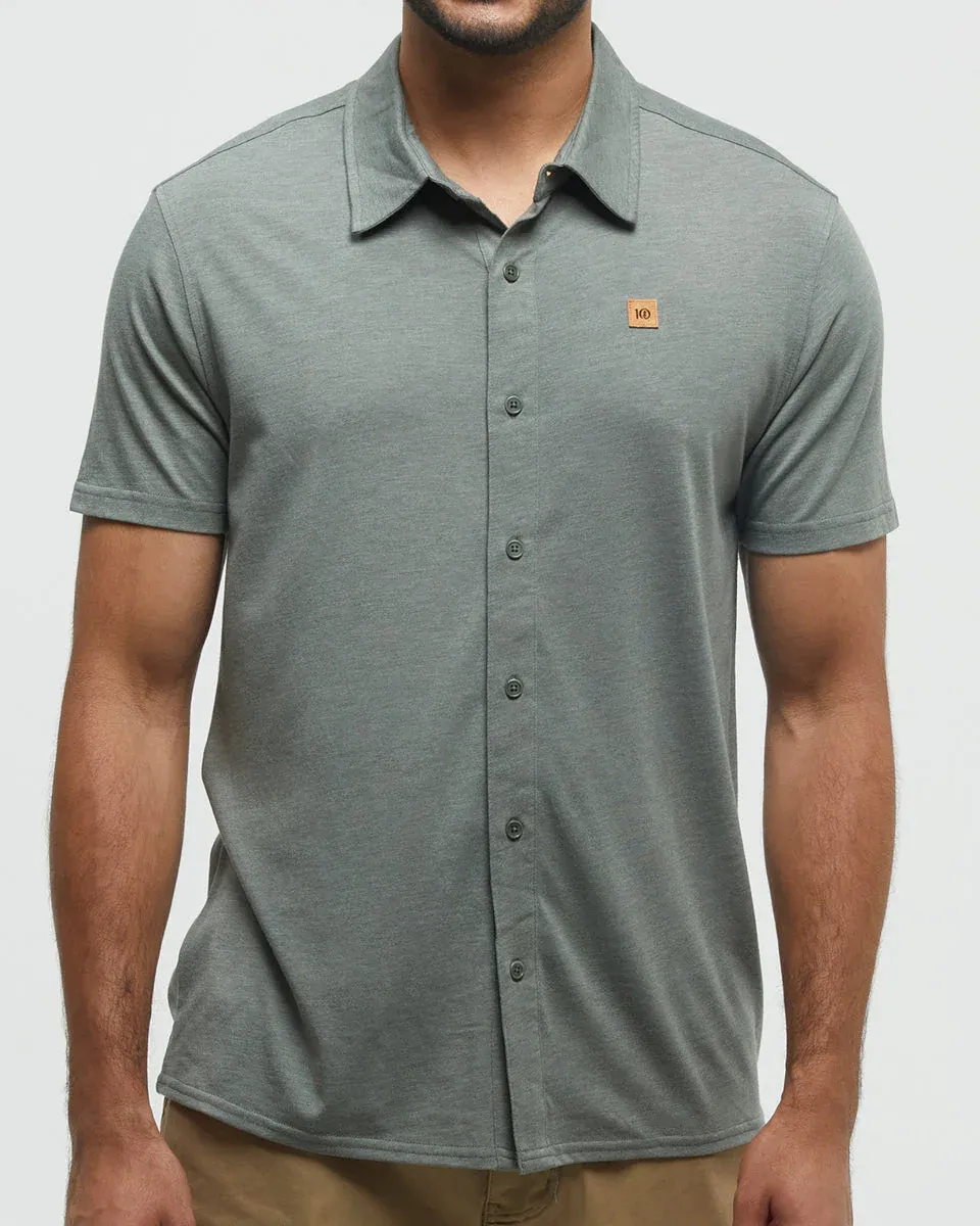 Ten Tree M Hawthorn Shirt Agave Green Heather Ten Tree M Hawthorn Shirt Agave Green Heather