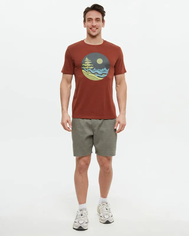 Ten Tree M Emerald Edge Portal T-Shirt Sequoia/Darke