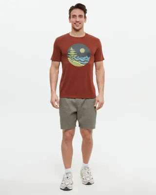 Ten Tree M Emerald Edge Portal T-Shirt Sequoia/Darke