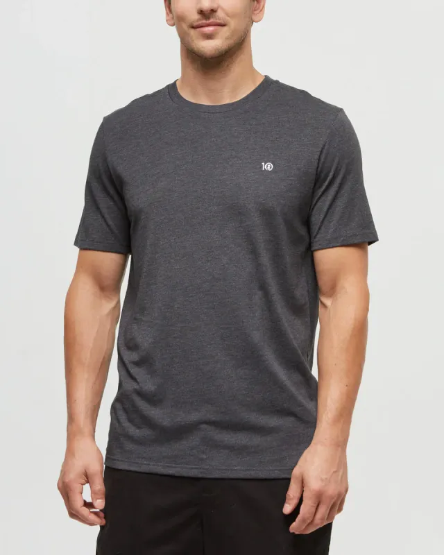 Ten Tree M Embroidered Ten T-Shirt Meteorite Black