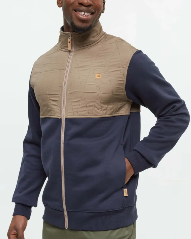 Ten Tree M Westmount Full Zip Midnight Blue/Fossil