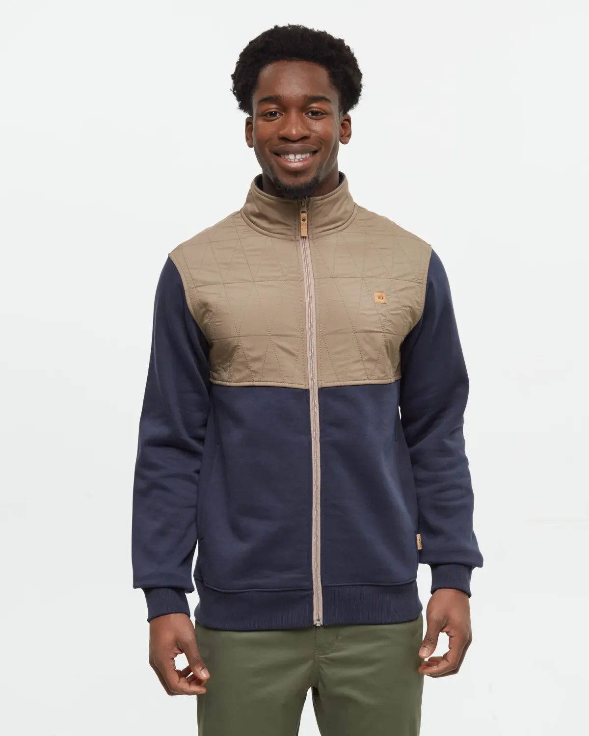 Ten Tree M Westmount Full Zip Midnight Blue/Fossil Ten Tree M Westmount Full Zip Midnight Blue/Fossil