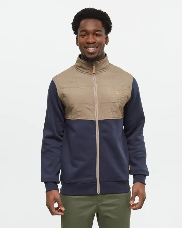 Ten Tree M Westmount Full Zip Midnight Blue/Fossil