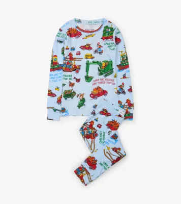 Richard Scarry's Cars and Trucks PJ and Book Set