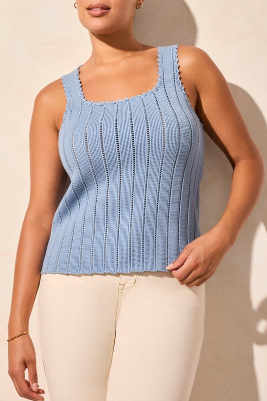 Tribal Knit Sweater Tank