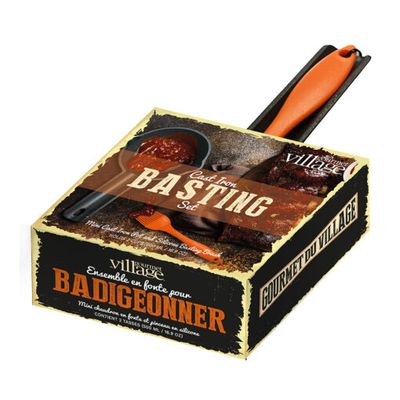 Gourmet Village Iron Basting Set Gourmet Village Iron Basting Set