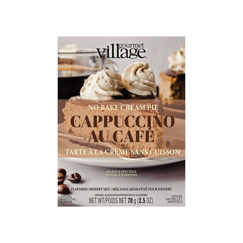 Gourmet Village No Bake Cream Pie Cappucino