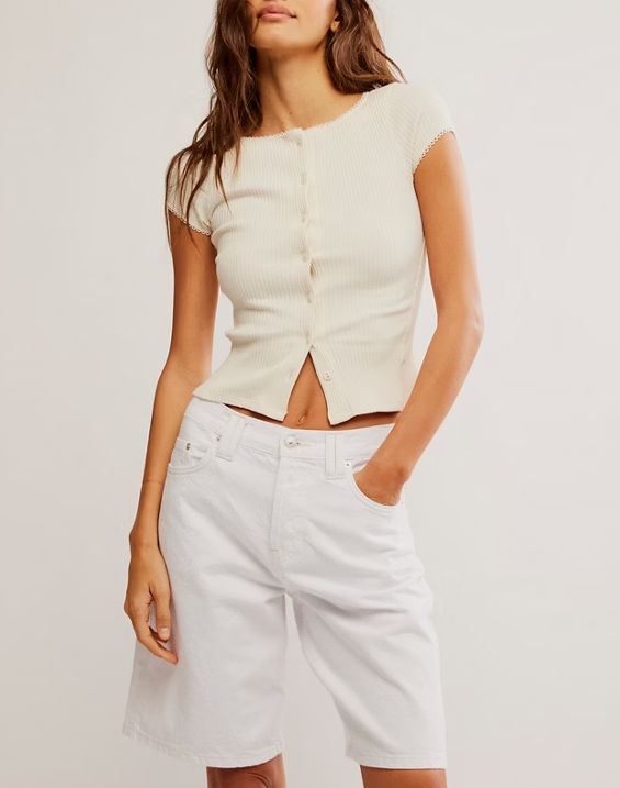 Free People Most Wanted Cardi Ivory