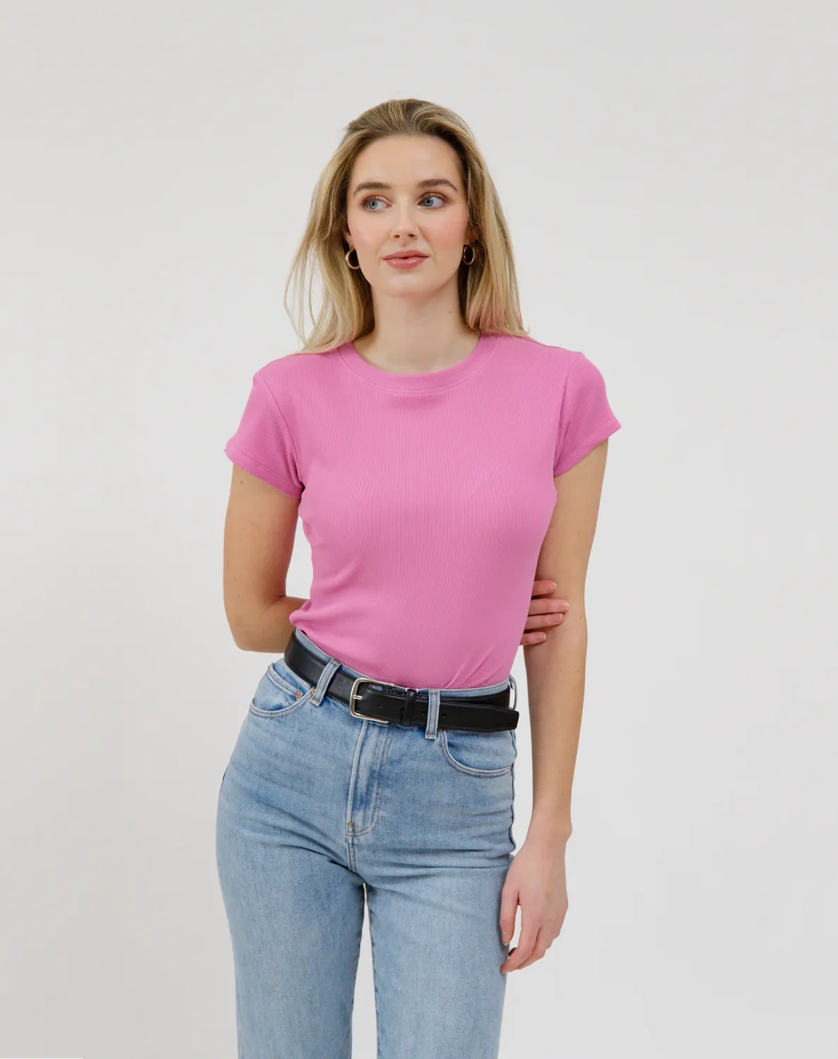 Brunette the Label Spring Ribbed Tee