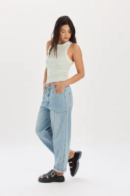 Daze Villa Drawstring Barrel Leg Wild Card