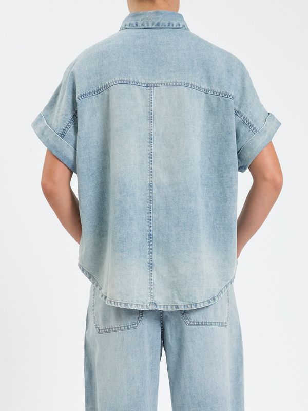 Daze Shore Top Rolled Sleeve Top Wild Card