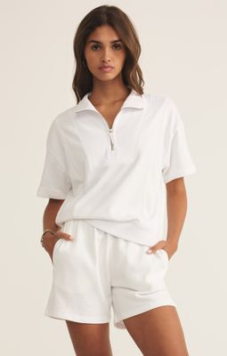 Z Supply Club Sweatshirt White