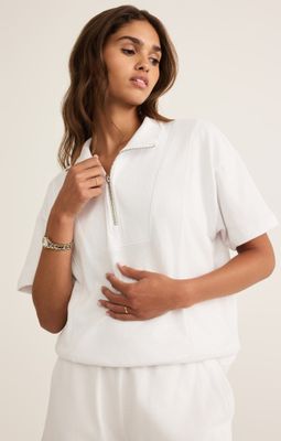 Z Supply Club Sweatshirt White