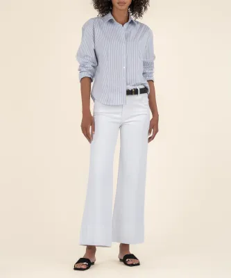 Kut From The Kloth Meg Front Pin Tuck Optic White