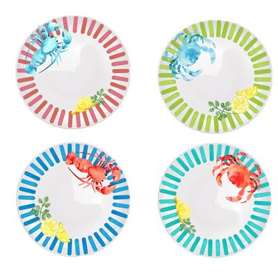 BIA La Mer Seafood Plates Set of 4