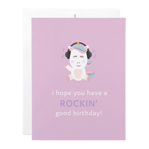 Classy Cards Greeting Card Kids Rockin Birthday