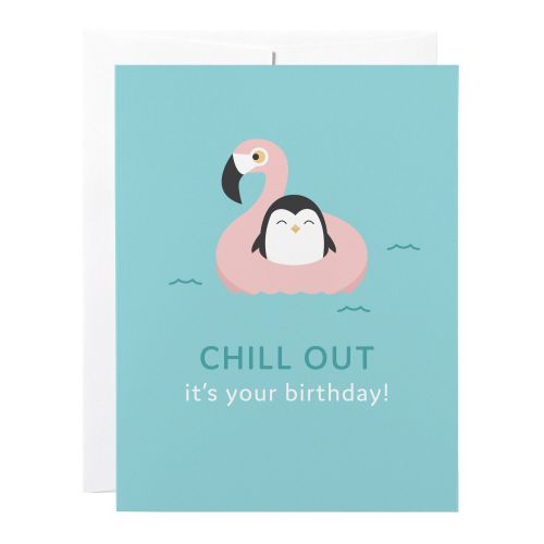 Classy Cards Greeting Card Kids Chill Out