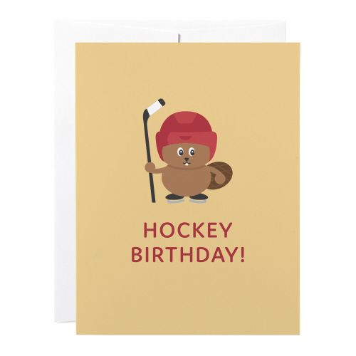 Classy Cards Greeting Card Kids Hockey Birthday