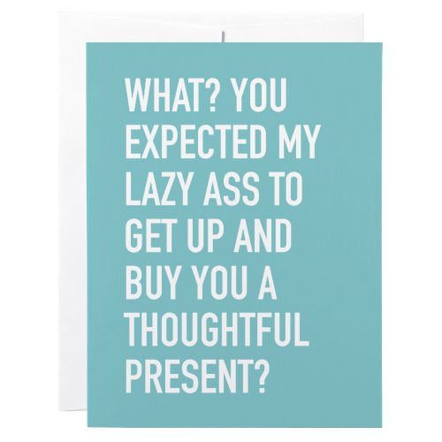 Classy Cards Gift Card Lazy Ass