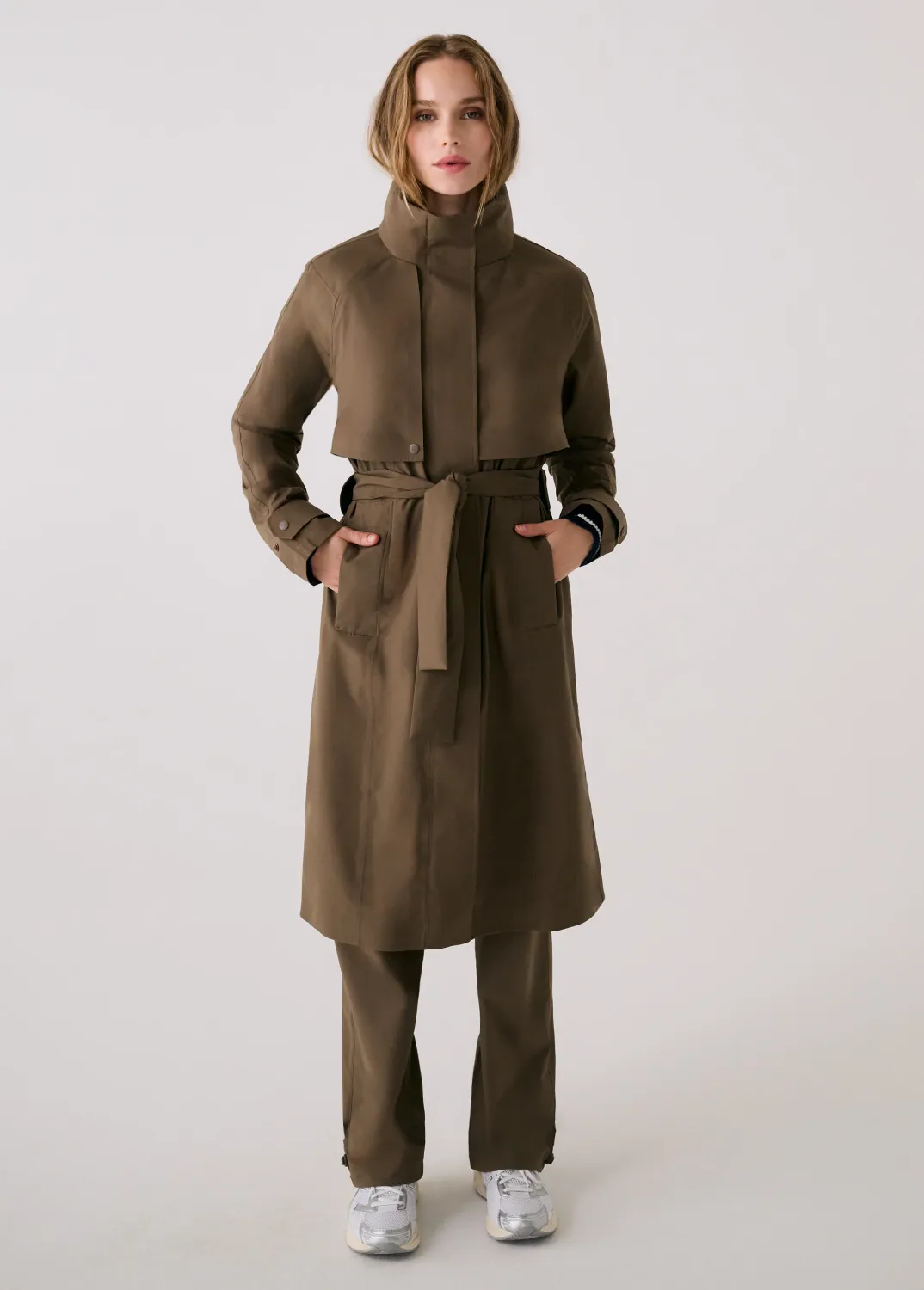 Lole Alize Trench Coat Mocha Lole Alize Trench Coat Mocha