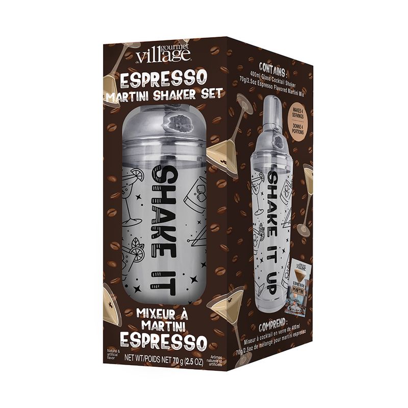 Gourmet Village Espresso Martini Shaker Set