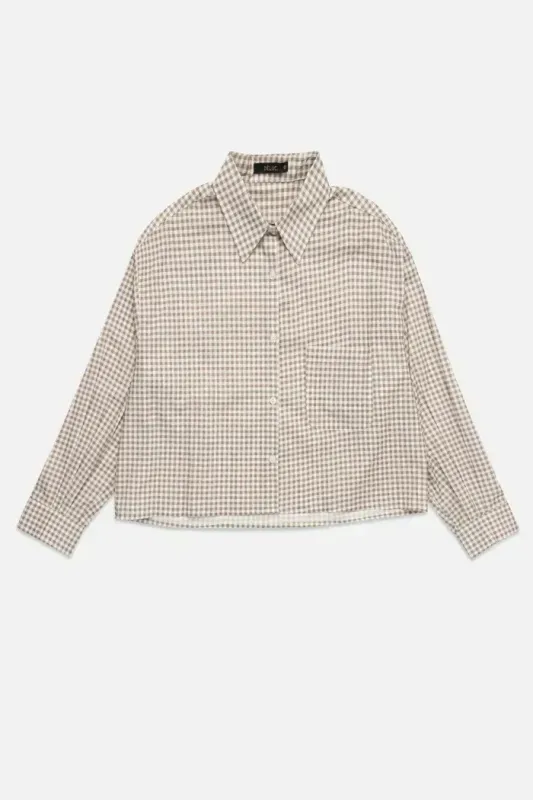 Deluc Lance Shirt Vichy Mink