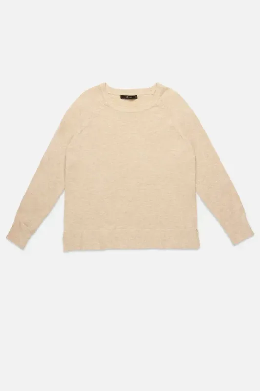 Deluc Lorraine Sweater Ecru Melange Deluc Lorraine Sweater Ecru Melange