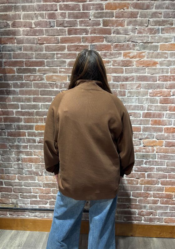 Brunette the Label 1/2 Zip NYBF Brown