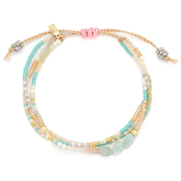 Scout Mixed Media Amazonite Stone of Courage Gold