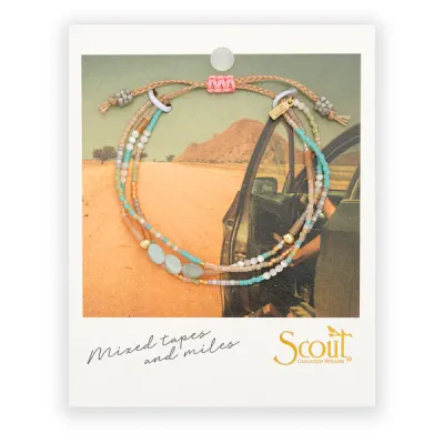 Scout Mixed Media Amazonite Stone of Courage Gold Scout Mixed Media Amazonite Stone of Courage Gold