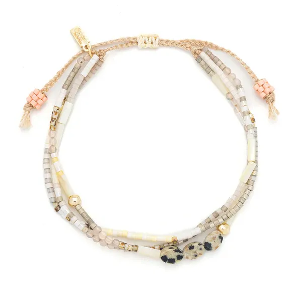 Scout Mixed Media Dalmatian Jasper Stone of Joy Gold