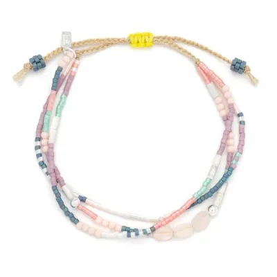 Scout Mixed Media Rose Quartz Stone of the Heart Silver