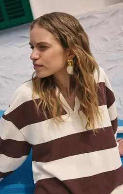 Z Supply Rugby Henley Sandalwood