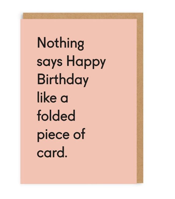 Ohh Deer Folded Piece of Card
