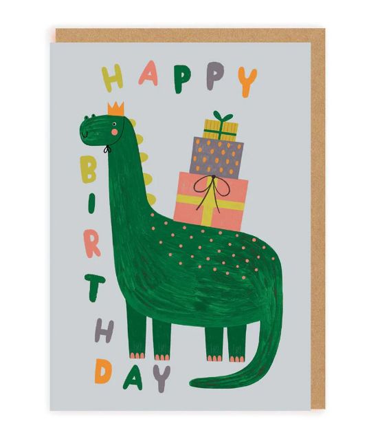 Ohh Deer HBD Cute Dinosaur