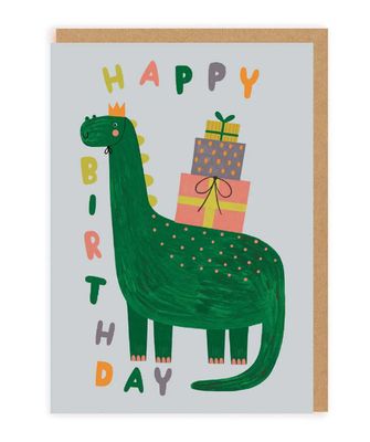 Ohh Deer HBD Cute Dinosaur