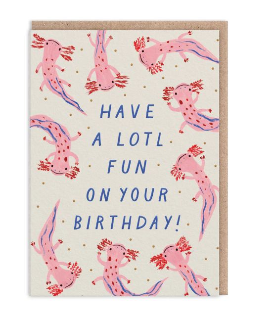 Ohh Deer Have a Lotl Fun Greeting Card