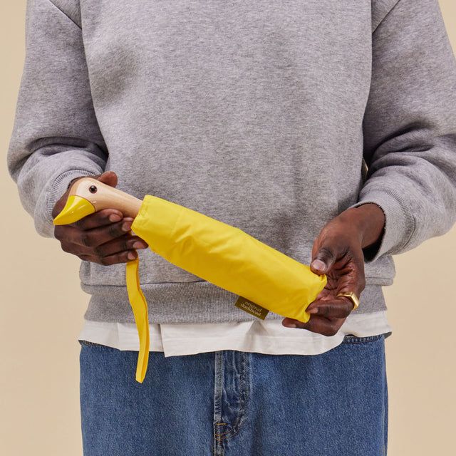 Duckhead Yellow Compact Umbrella