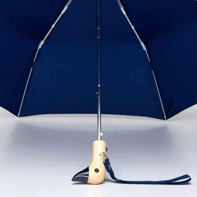 Duckhead Navy Compact Umbrella