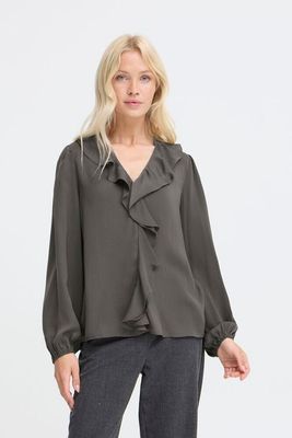 B. Young Byigomi Blouse Asphalt