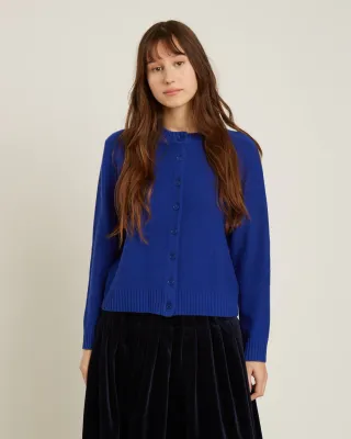 Naif Britt Cardigan Cobalt
