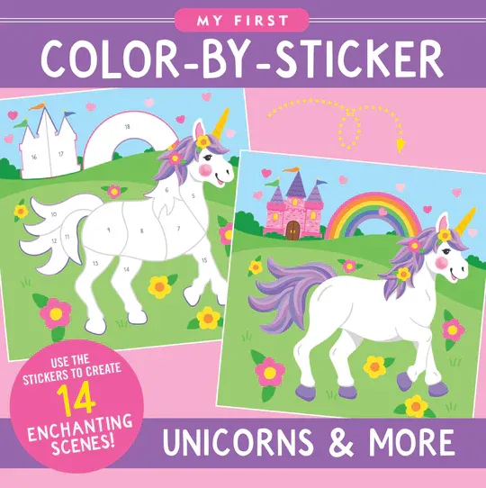 Peter Pauper My First Color by Sticker Unicorns & More Peter Pauper My First Color by Sticker Unicorns & More