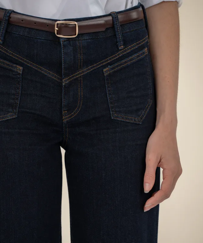 Kut From The Kloth Charlotte Front Seam Raw Hem Su