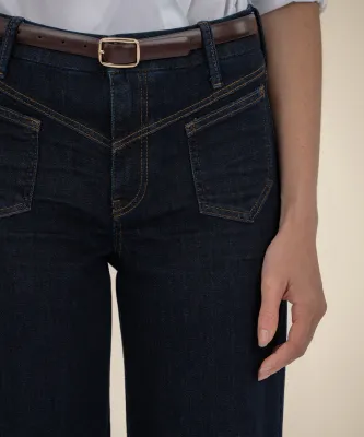 Kut From The Kloth Charlotte Front Seam Raw Hem Su