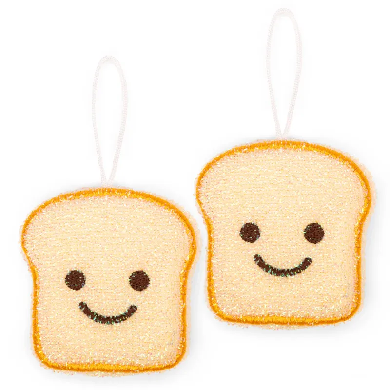 Kikkerland Toast Scrub Sponge