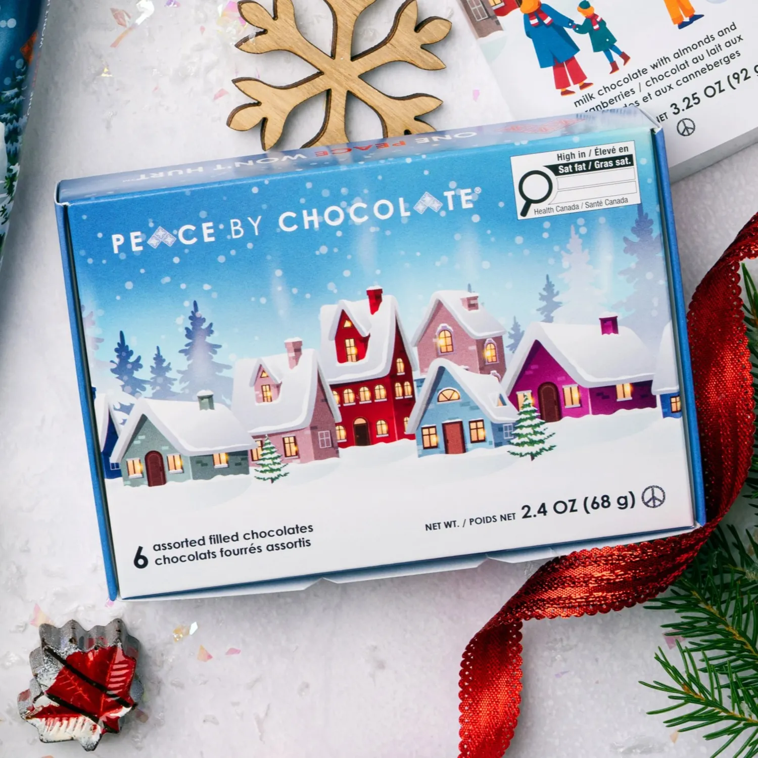 Peace by Chocolate Holiday 6 Peace Box Assorted