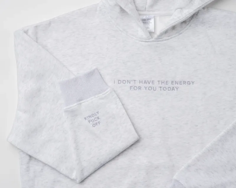 Classy Cards Hoodie Energy For You