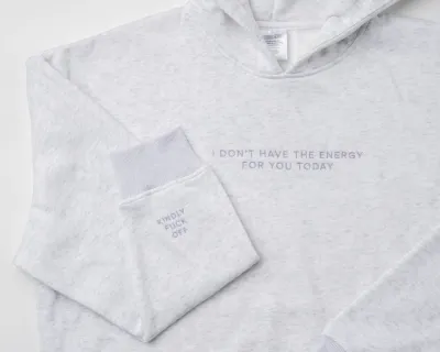 Classy Cards Hoodie Energy For You
