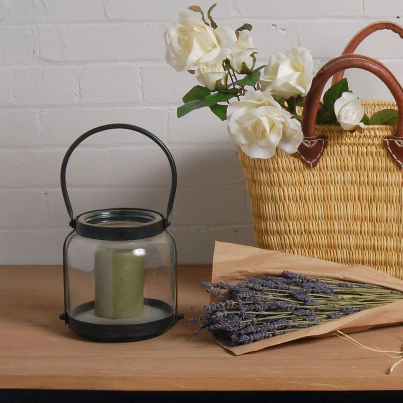 Bacon Basketware Small Round Jar with Handle